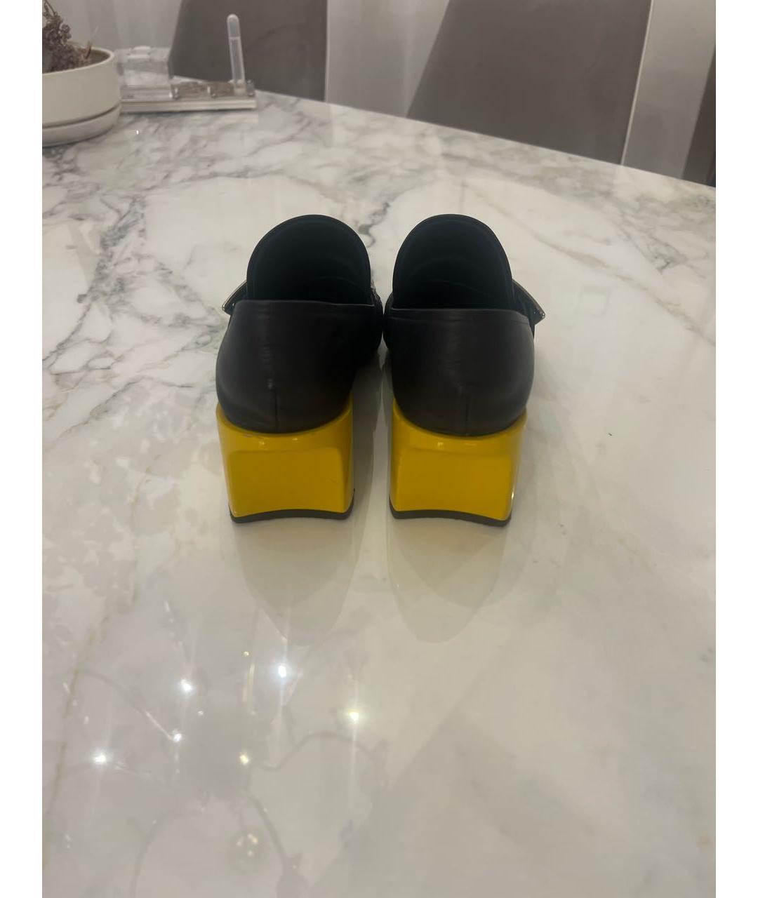 JIL SANDER Мульти кожаные туфли, фото 4