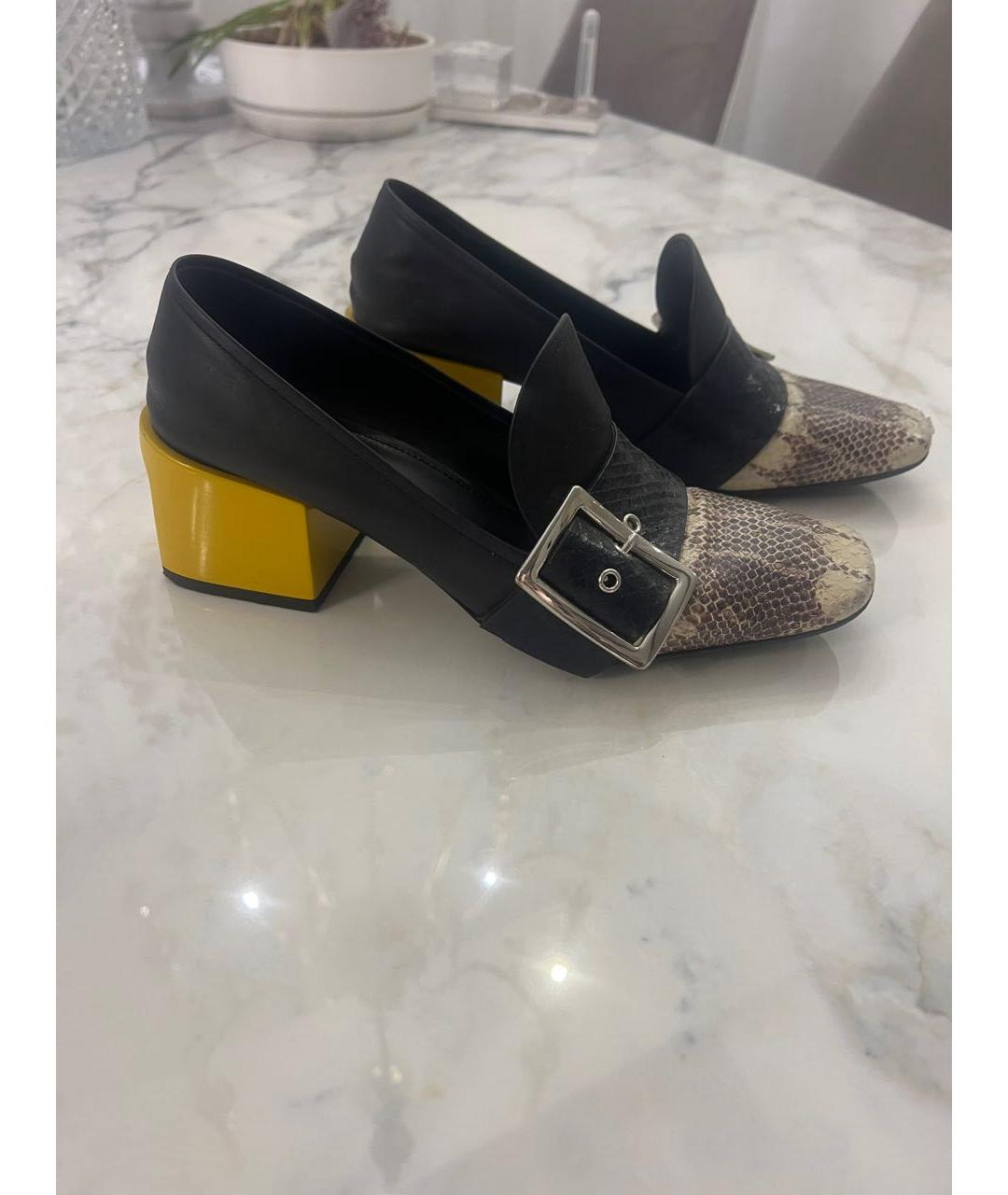 JIL SANDER Мульти кожаные туфли, фото 2