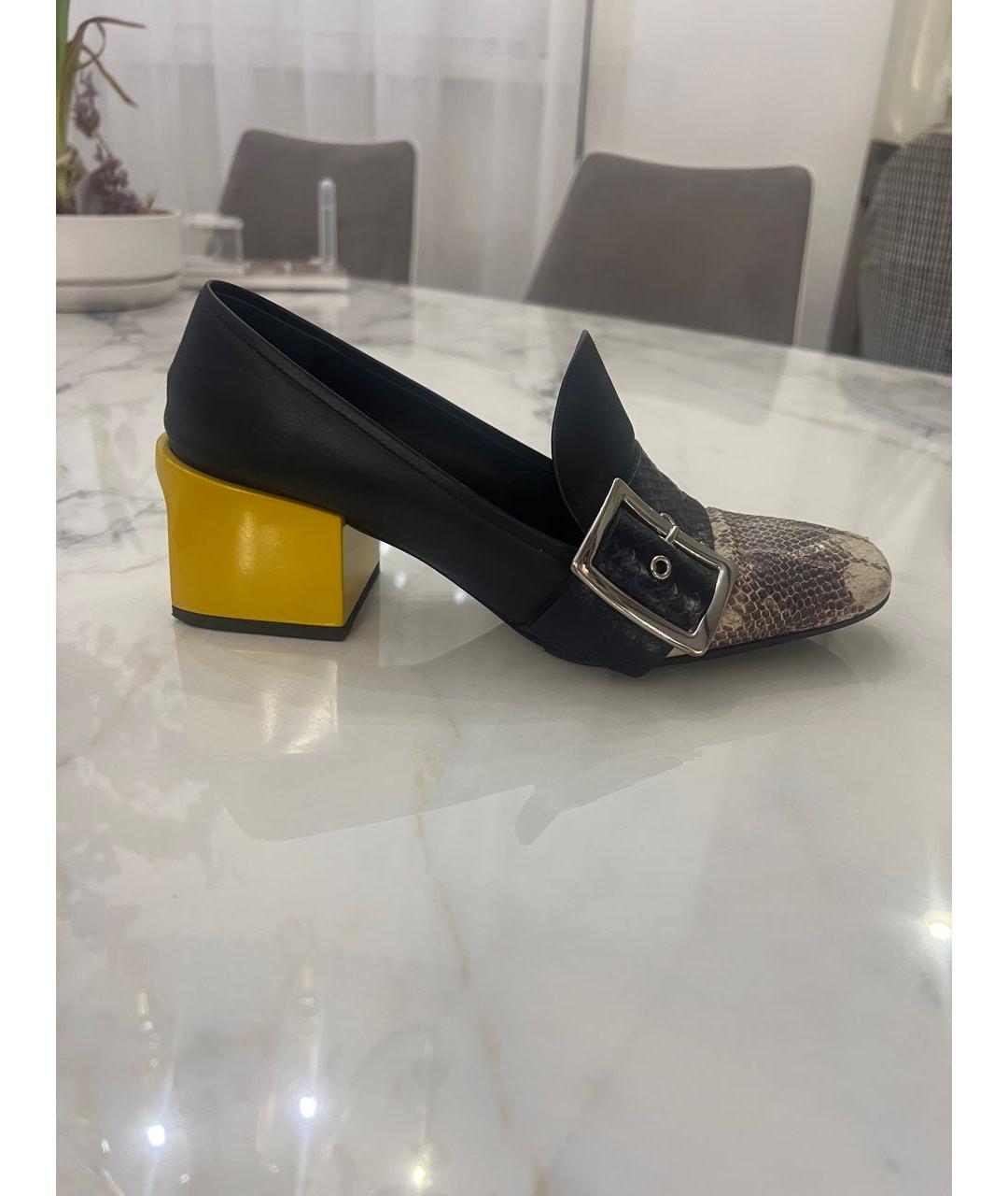 JIL SANDER Мульти кожаные туфли, фото 9