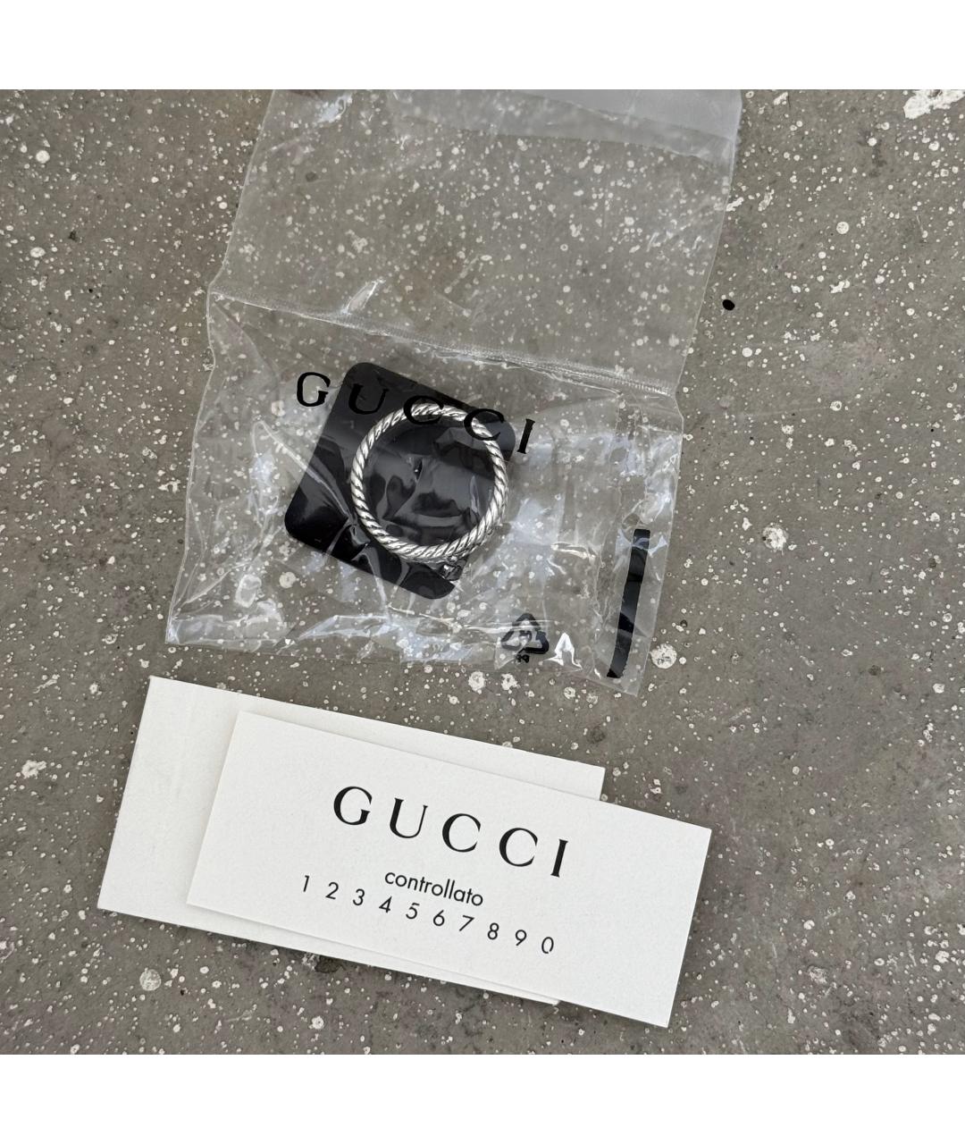 GUCCI Серебряное серебряное кольцо, фото 9