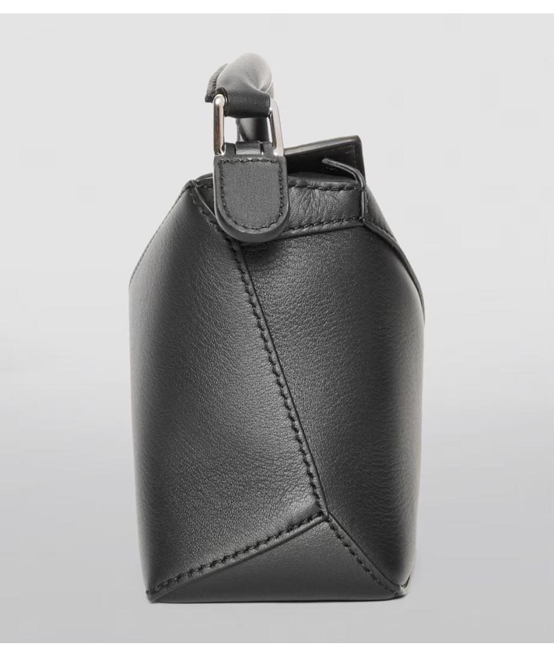LOEWE Черная кожаная сумка через плечо, фото 6