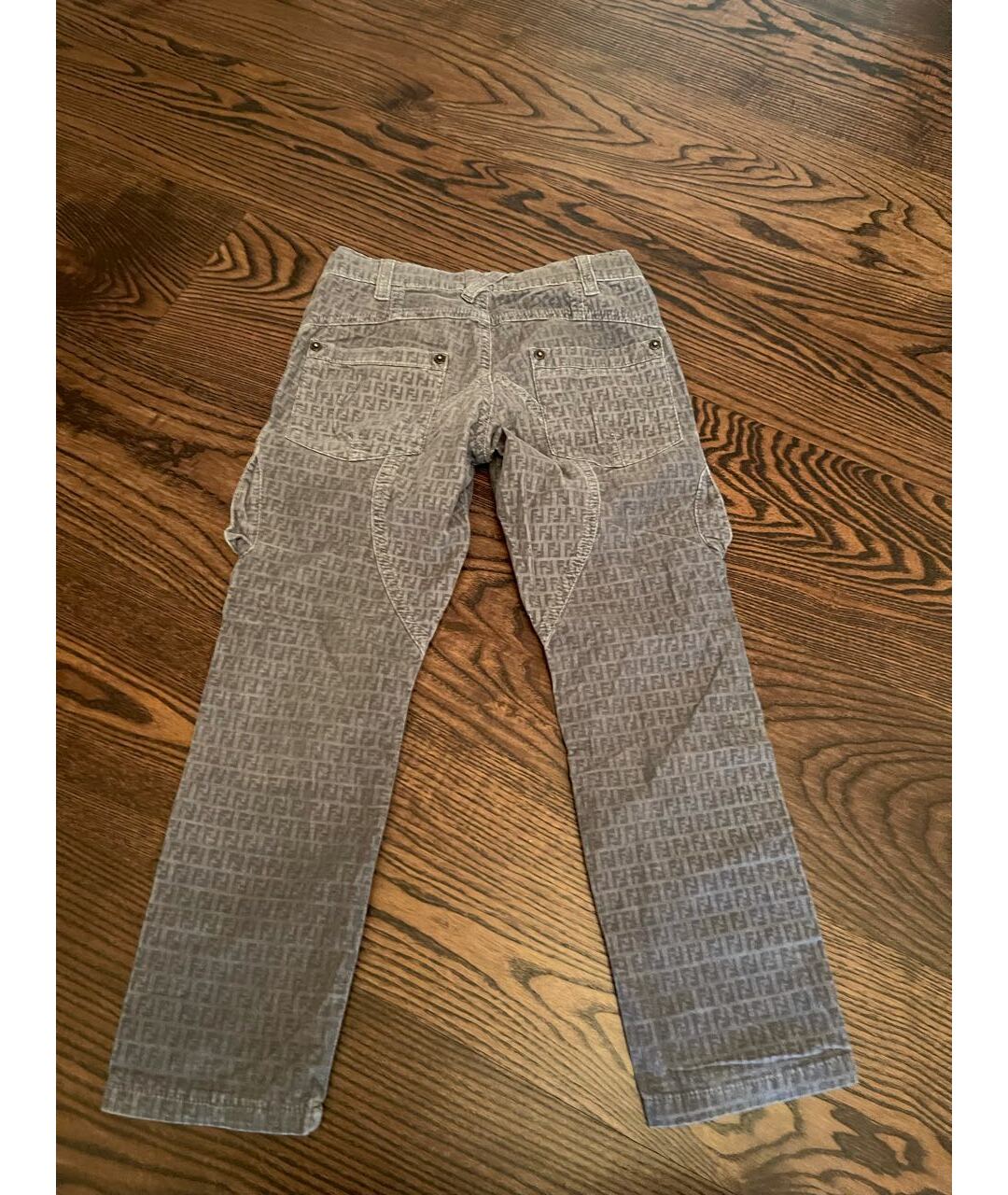 FENDI Серые хлопковые брюки и шорты, фото 2