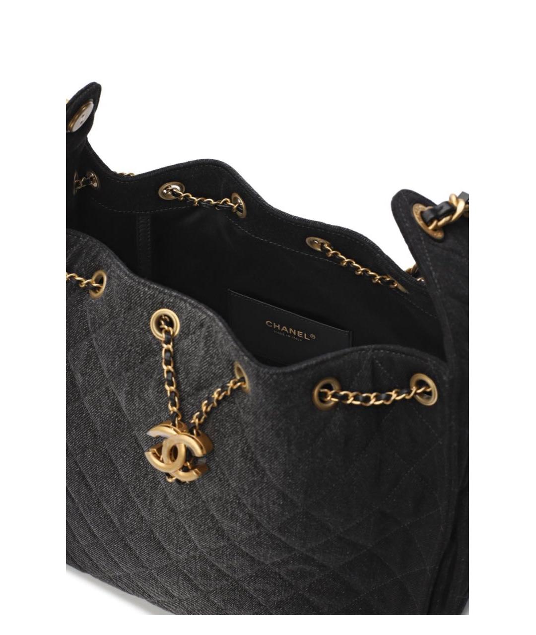 CHANEL Черная сумка через плечо, фото 2