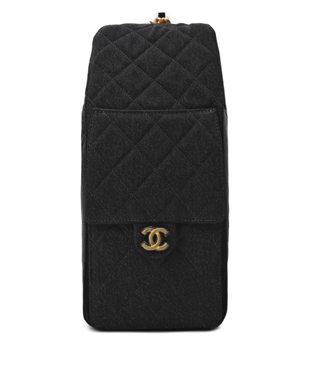 CHANEL Черная сумка через плечо, фото 4