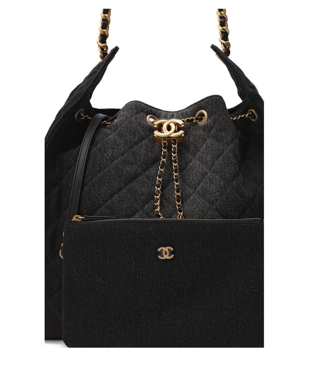 CHANEL Черная сумка через плечо, фото 7