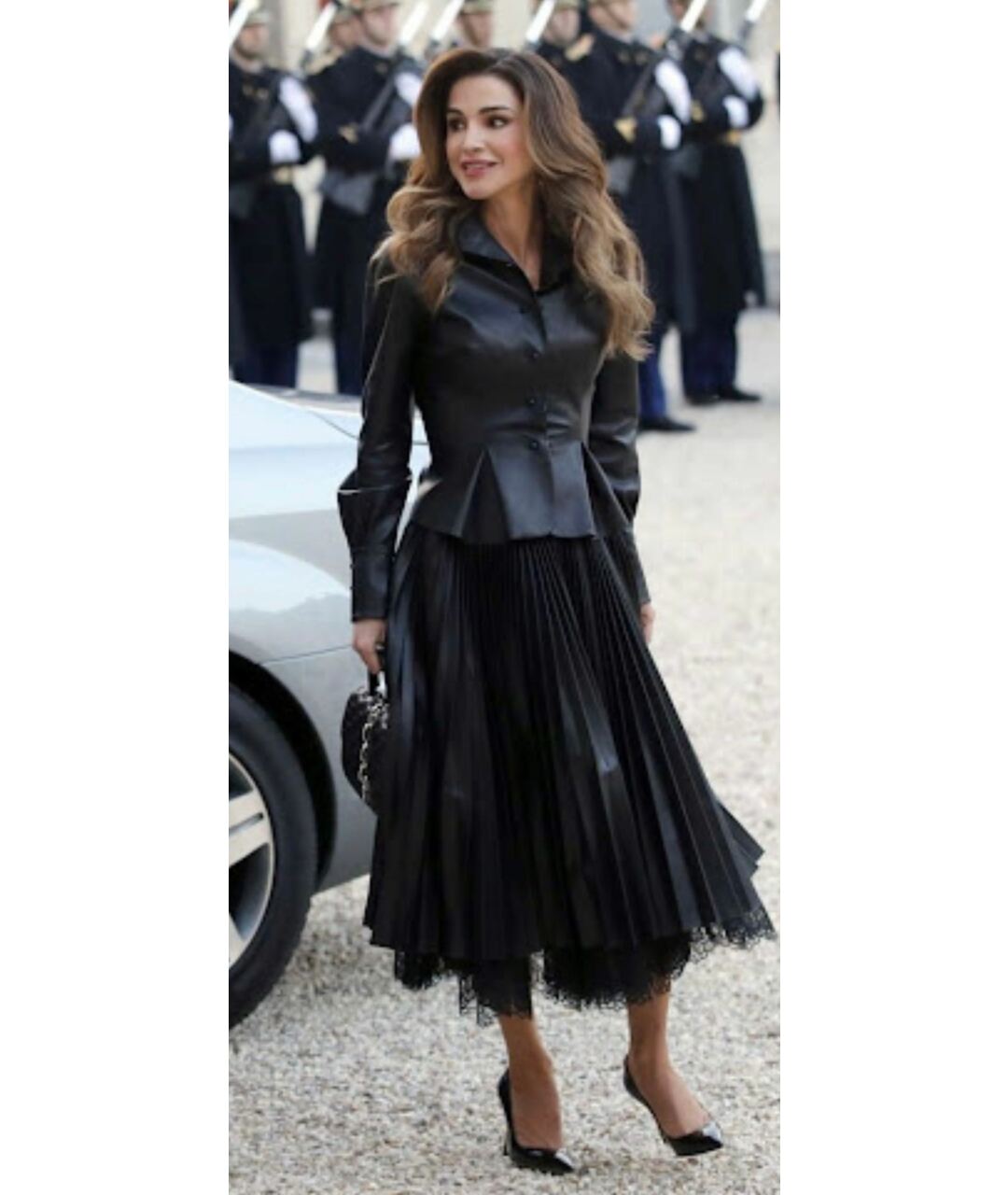 ERMANNO SCERVINO Черная кожаная юбка миди, фото 6