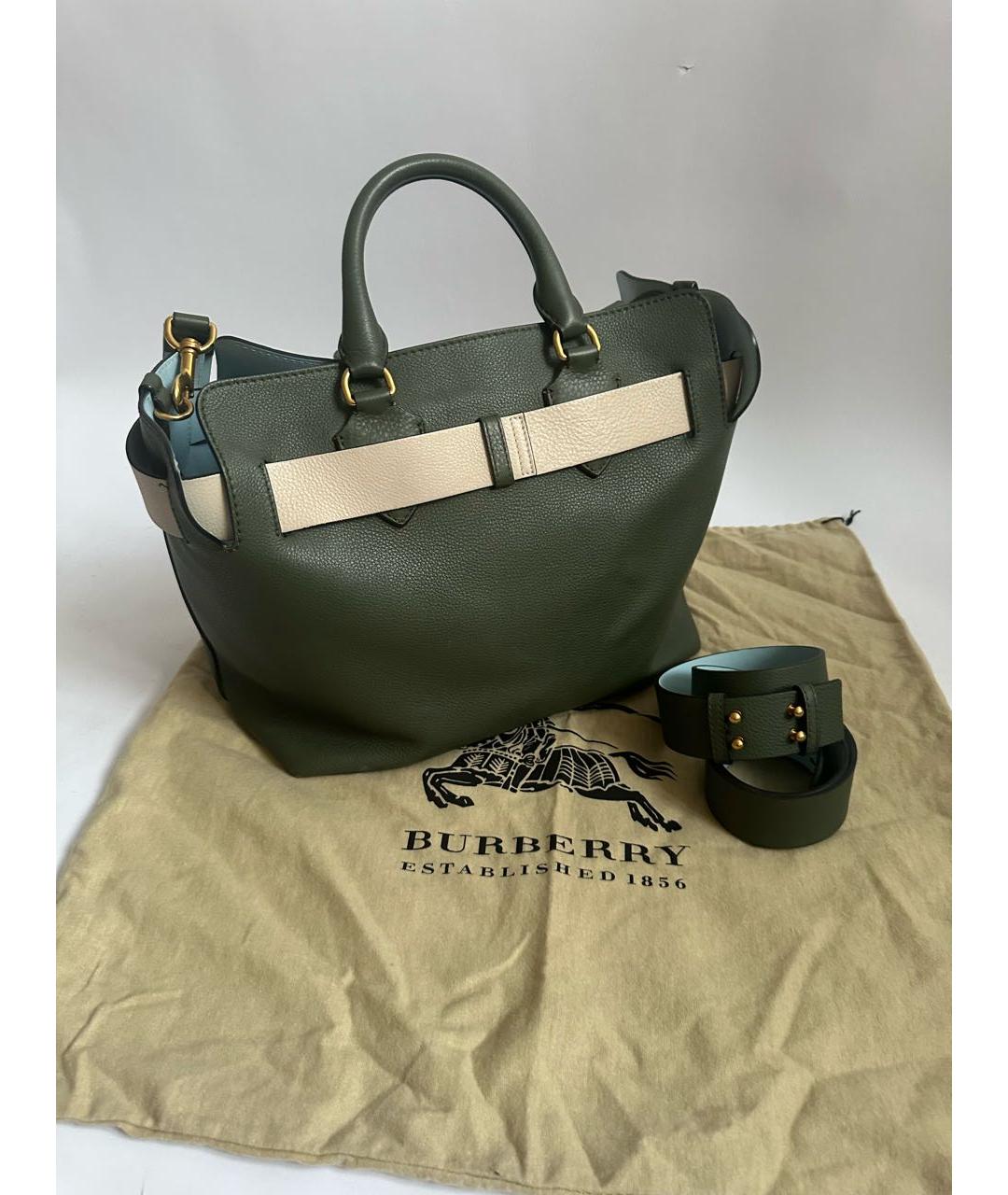 BURBERRY Мульти кожаная сумка через плечо, фото 7