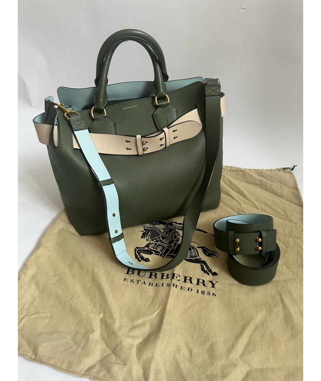 BURBERRY Мульти кожаная сумка через плечо, фото 2