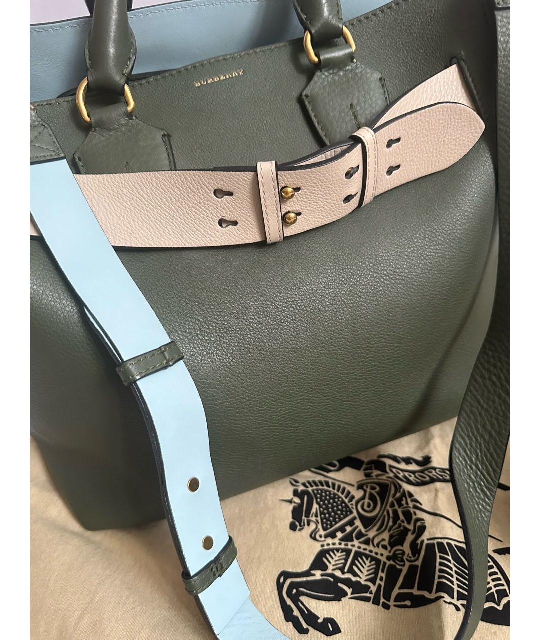 BURBERRY Мульти кожаная сумка через плечо, фото 6
