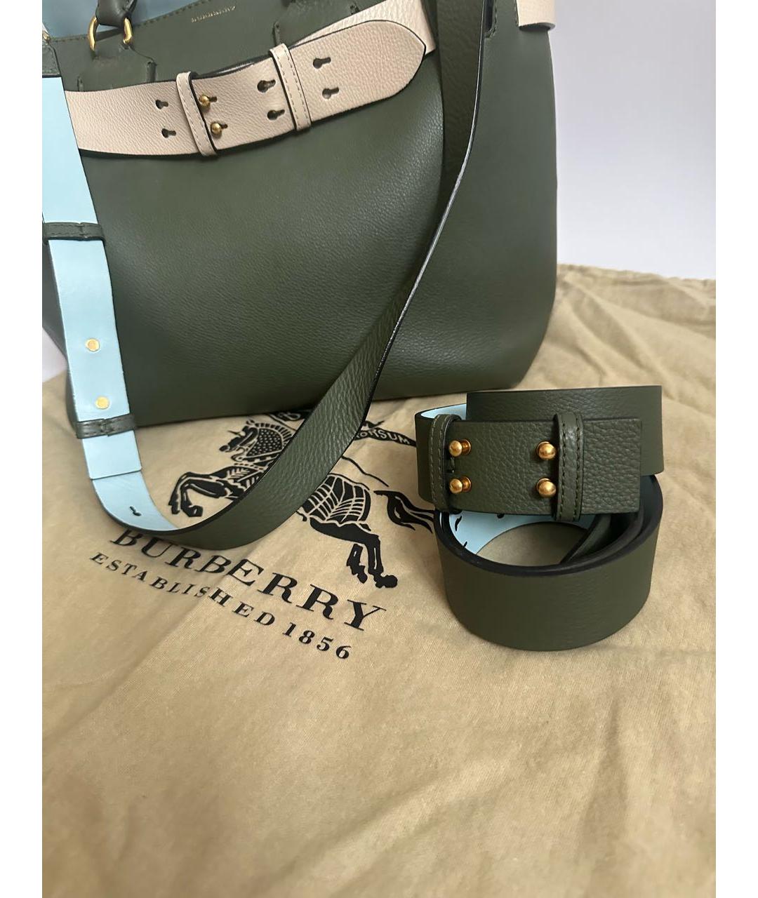 BURBERRY Мульти кожаная сумка через плечо, фото 3