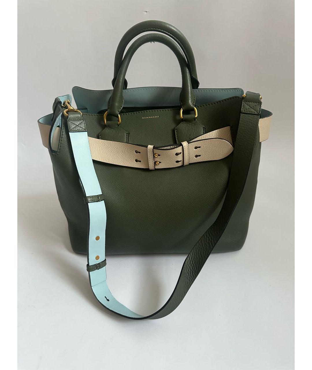 BURBERRY Мульти кожаная сумка через плечо, фото 9