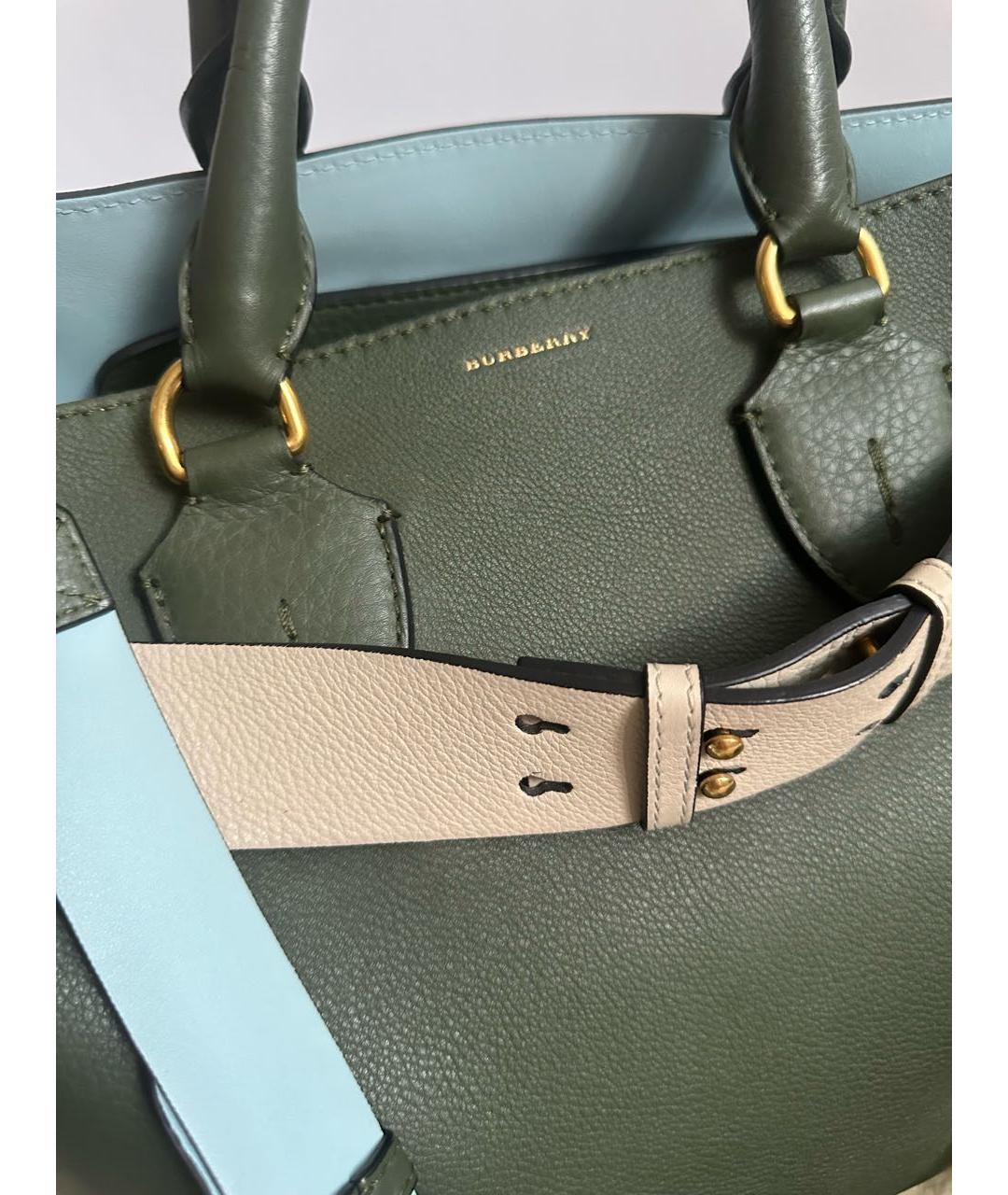 BURBERRY Мульти кожаная сумка через плечо, фото 5