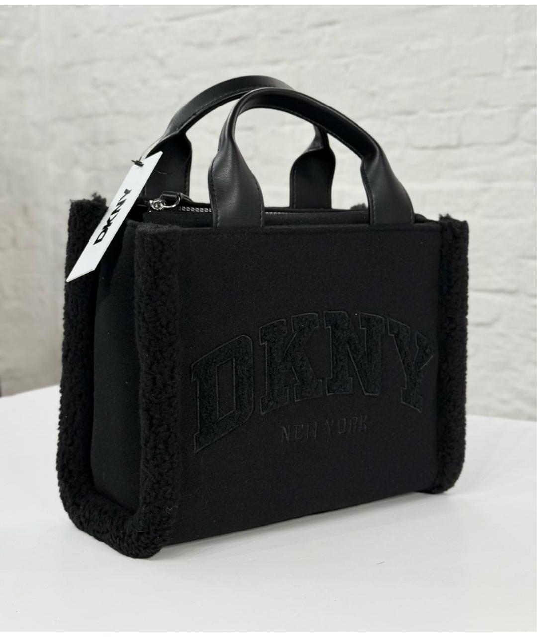 DKNY Черная сумка тоут, фото 2