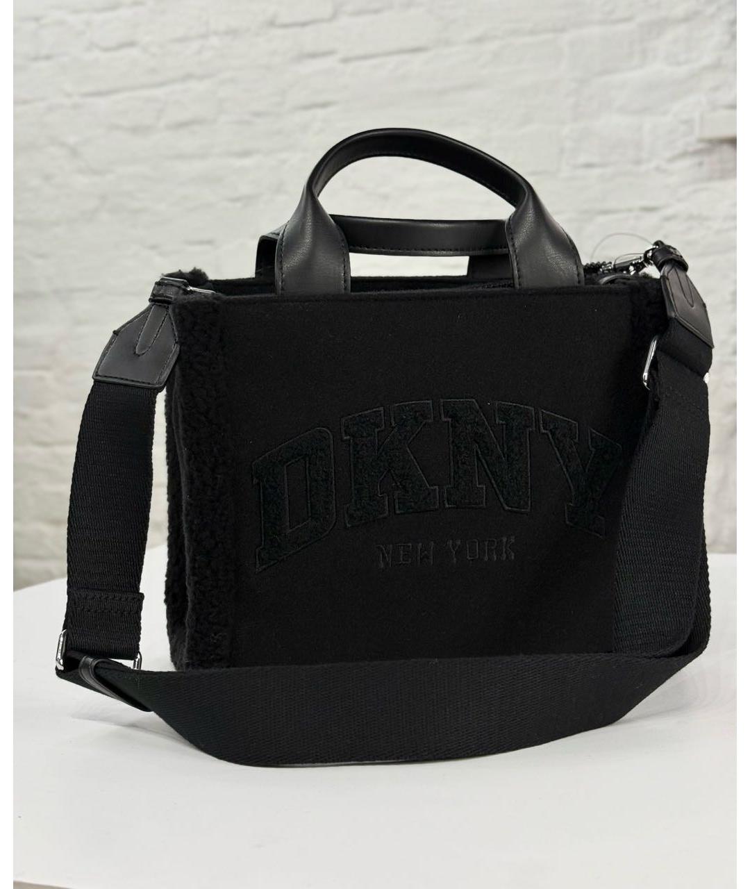 DKNY Черная сумка тоут, фото 3