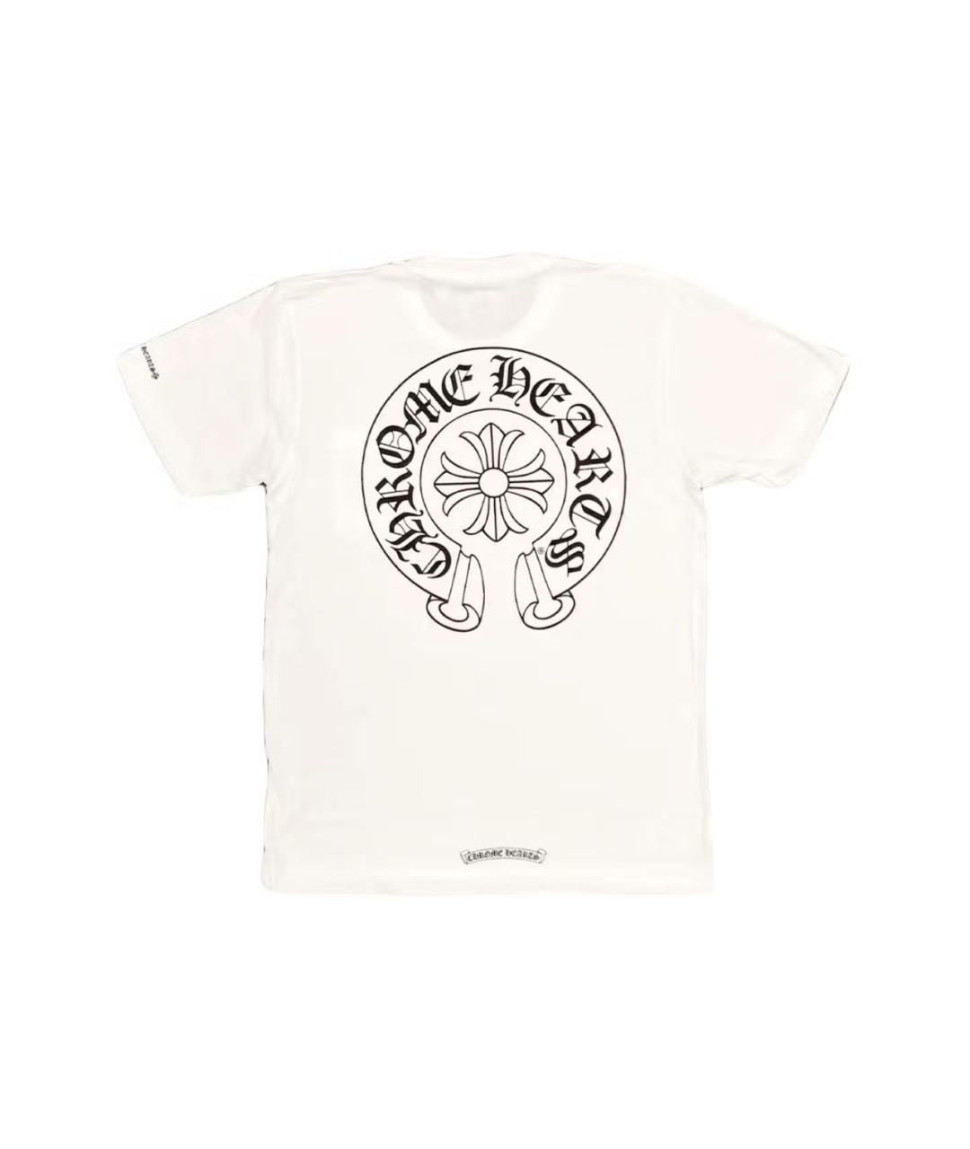 CHROME HEARTS Белая хлопковая футболка, фото 1