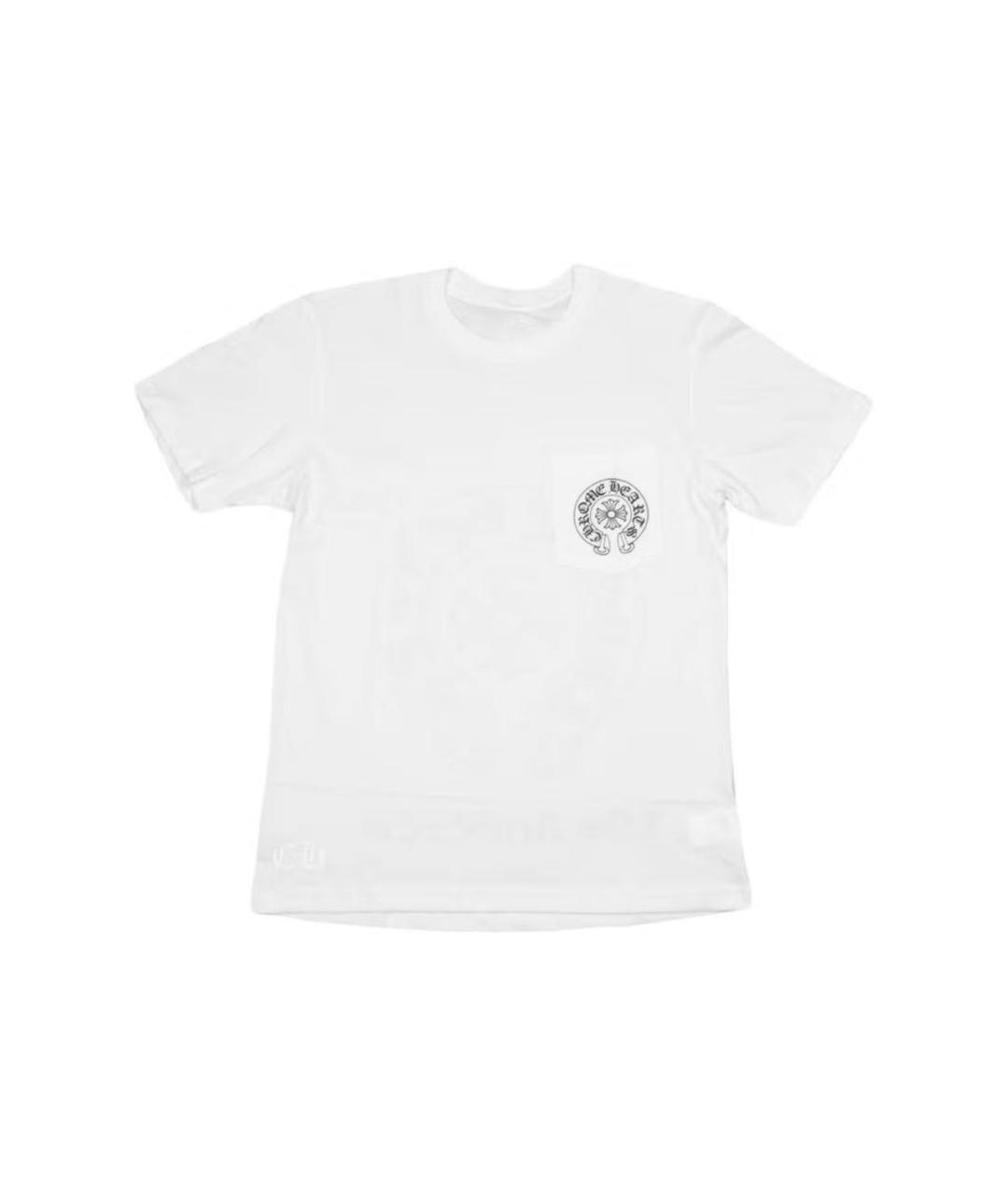 CHROME HEARTS Белая хлопковая футболка, фото 2