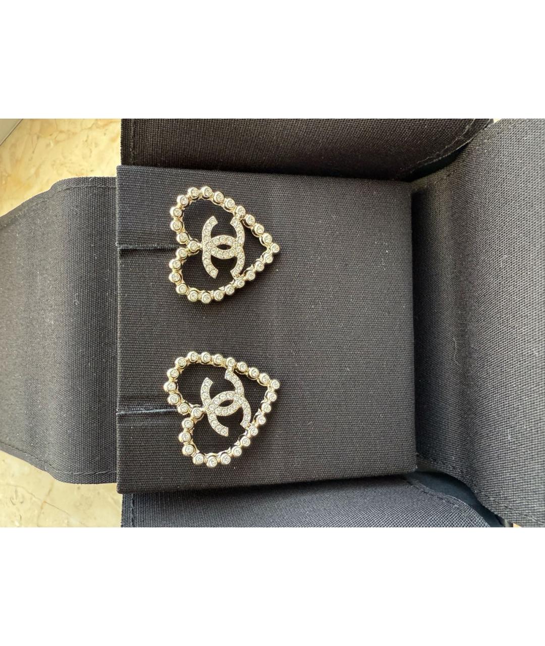 CHANEL Металлические серьги, фото 3