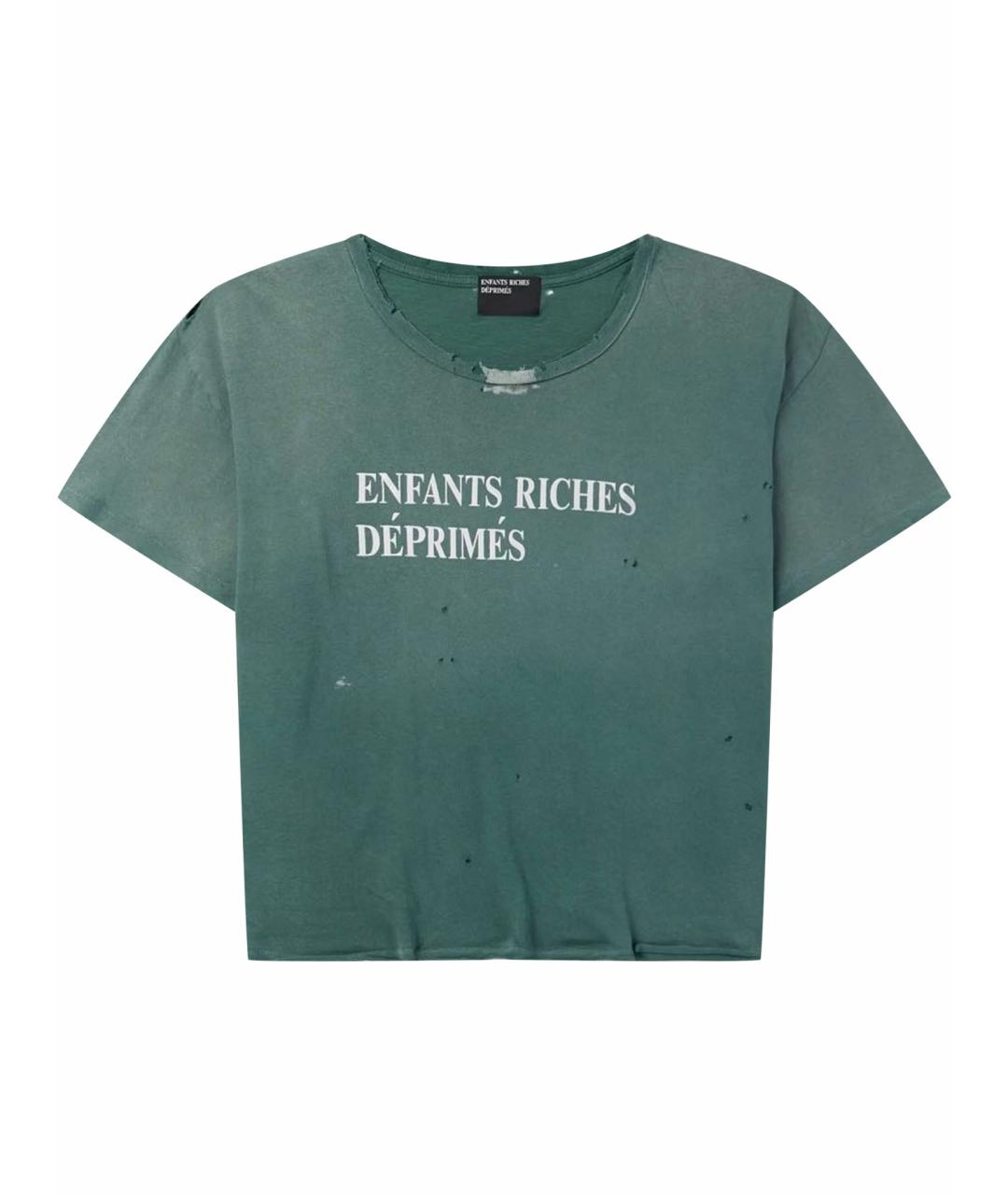 Enfants Riches Déprimés Зеленая хлопковая футболка, фото 1