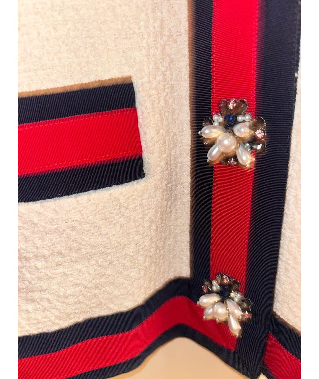 GUCCI Бежевый хлопковый кардиган, фото 6