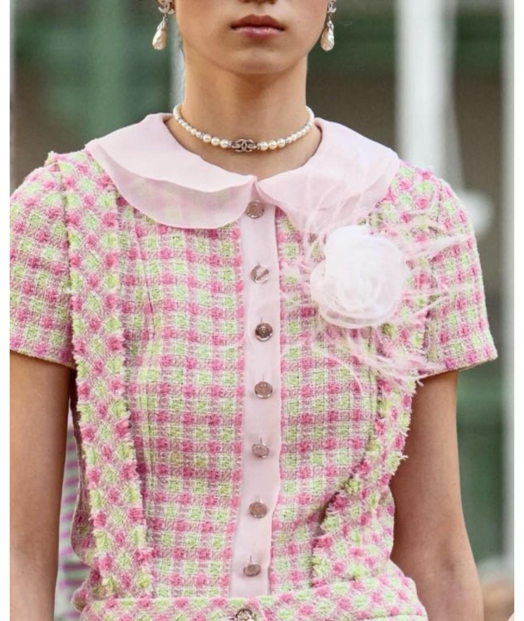 CHANEL Белое жемчужное колье, фото 4