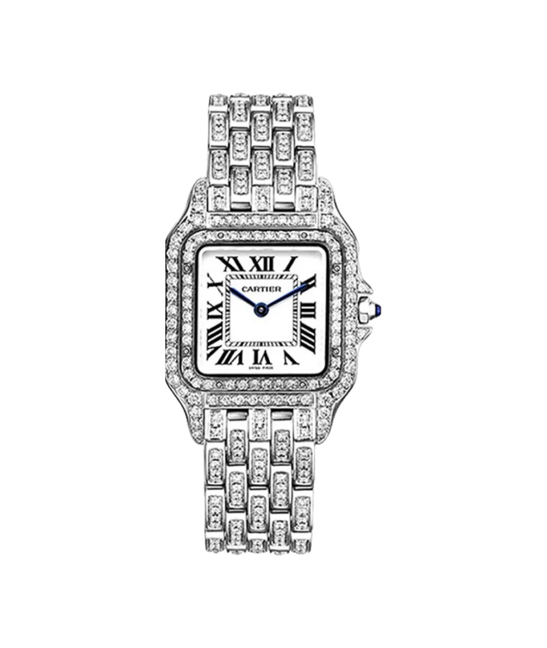 CARTIER Белые часы, фото 1