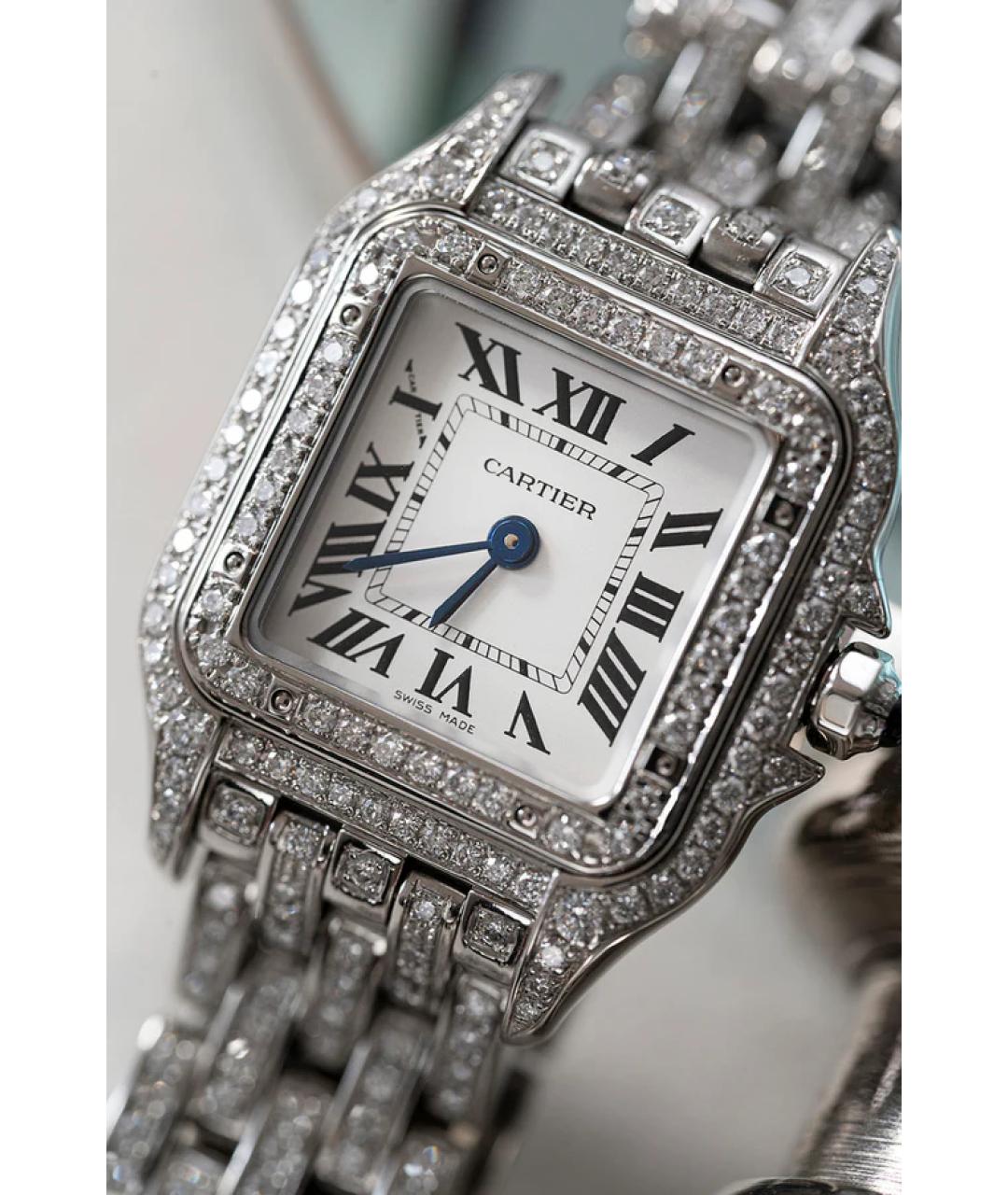 CARTIER Белые часы, фото 2
