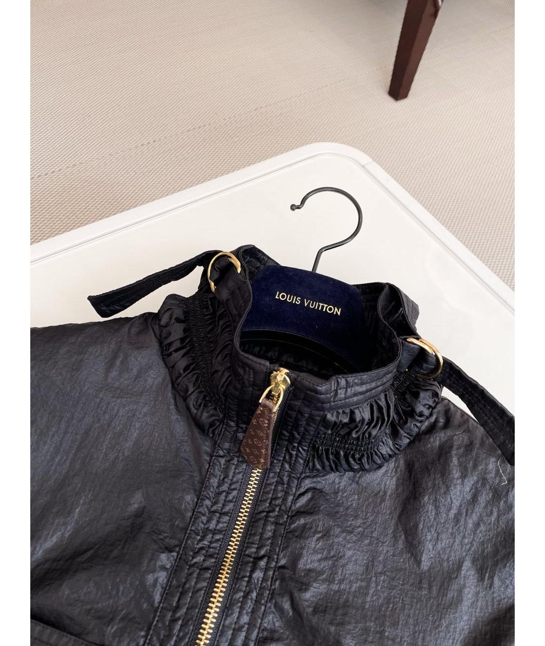 LOUIS VUITTON Черная полиамидовая куртка, фото 3