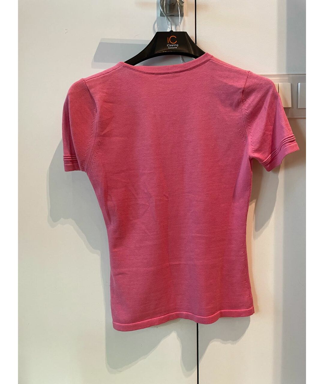 VERSACE COLLECTION Розовый шелковый джемпер / свитер, фото 2