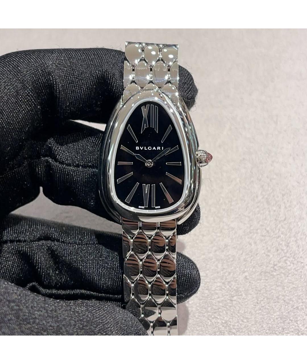 BVLGARI Черные часы, фото 2