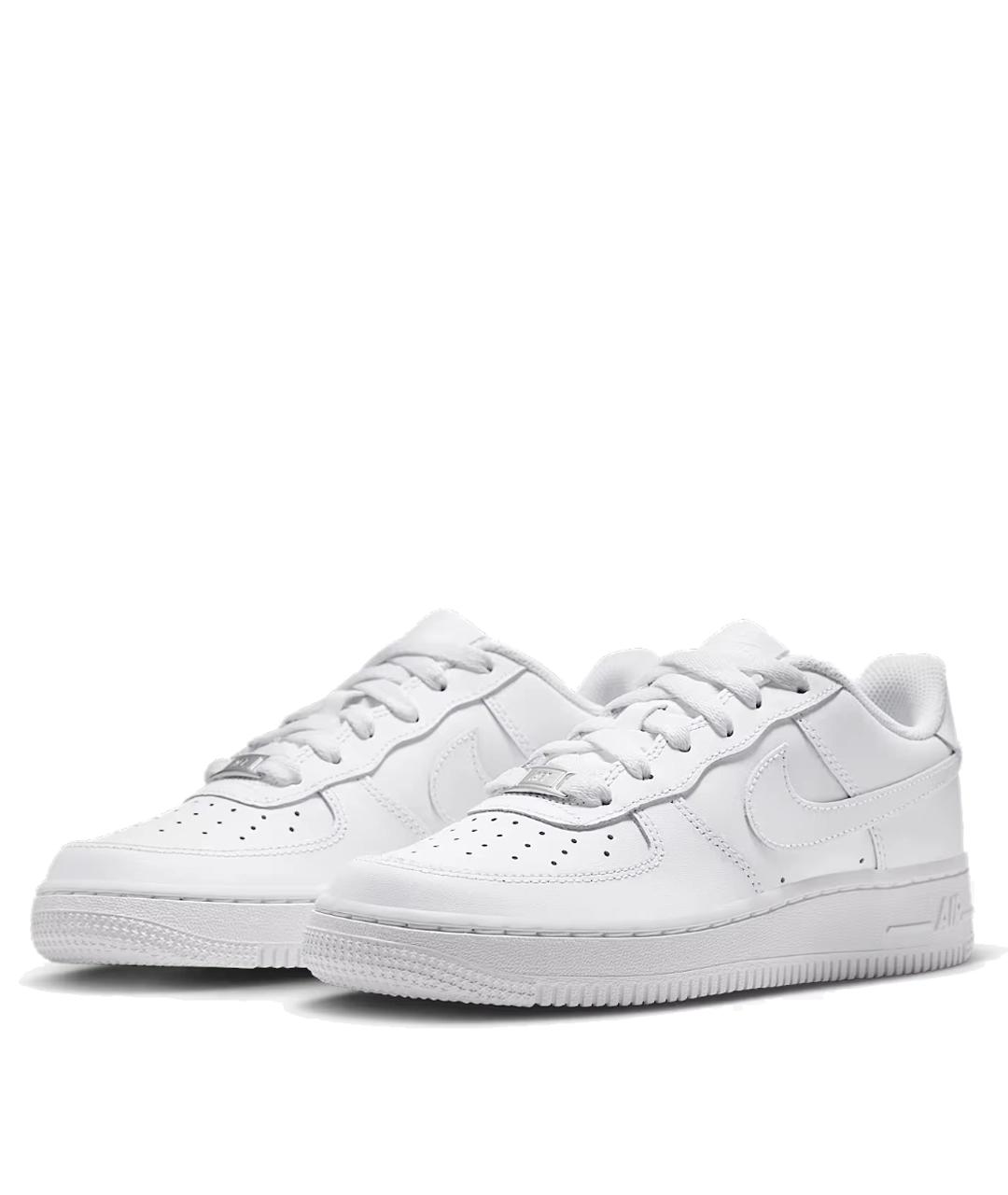 NIKE Белые кожаные кроссовки, фото 2