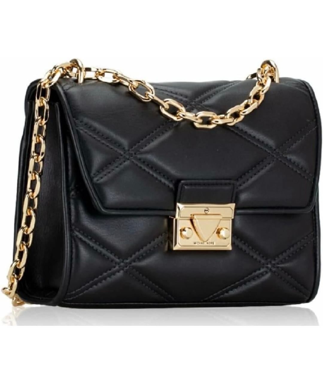 MICHAEL KORS Черная сумка через плечо из искусственной кожи, фото 2