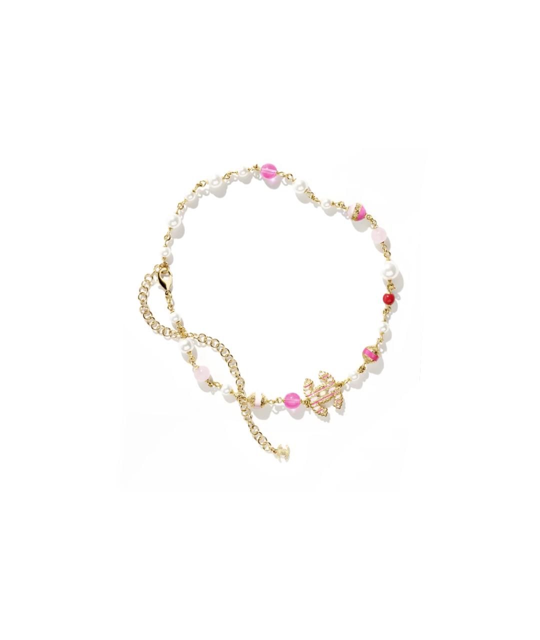 CHANEL Золотое металлическое колье, фото 2