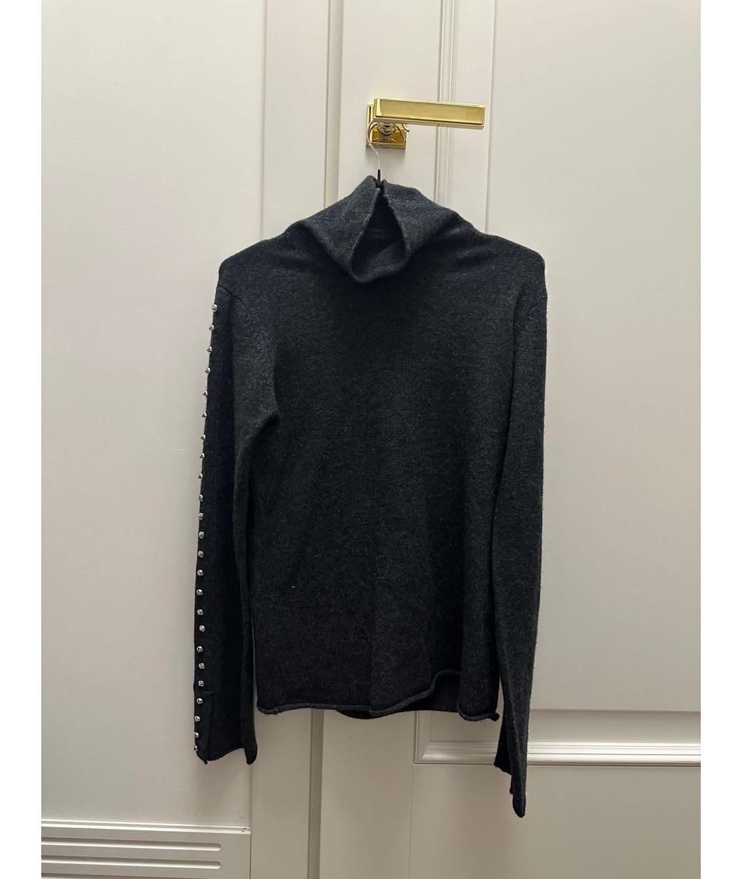 ZADIG & VOLTAIRE Антрацитовый кашемировый джемпер / свитер, фото 5