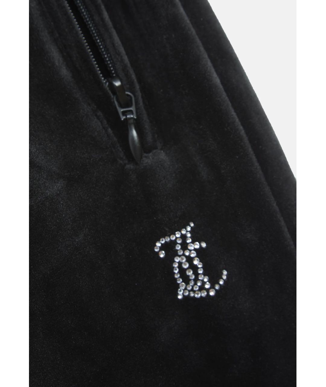 JUICY COUTURE Черный велюровый костюм с брюками, фото 5
