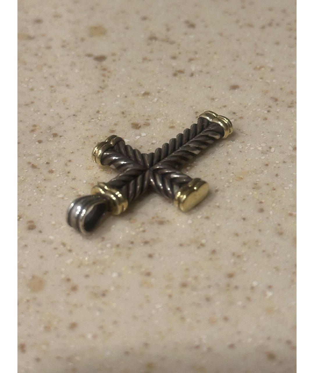 David Yurman Серебряная серебряная цепочка/подвеска, фото 4