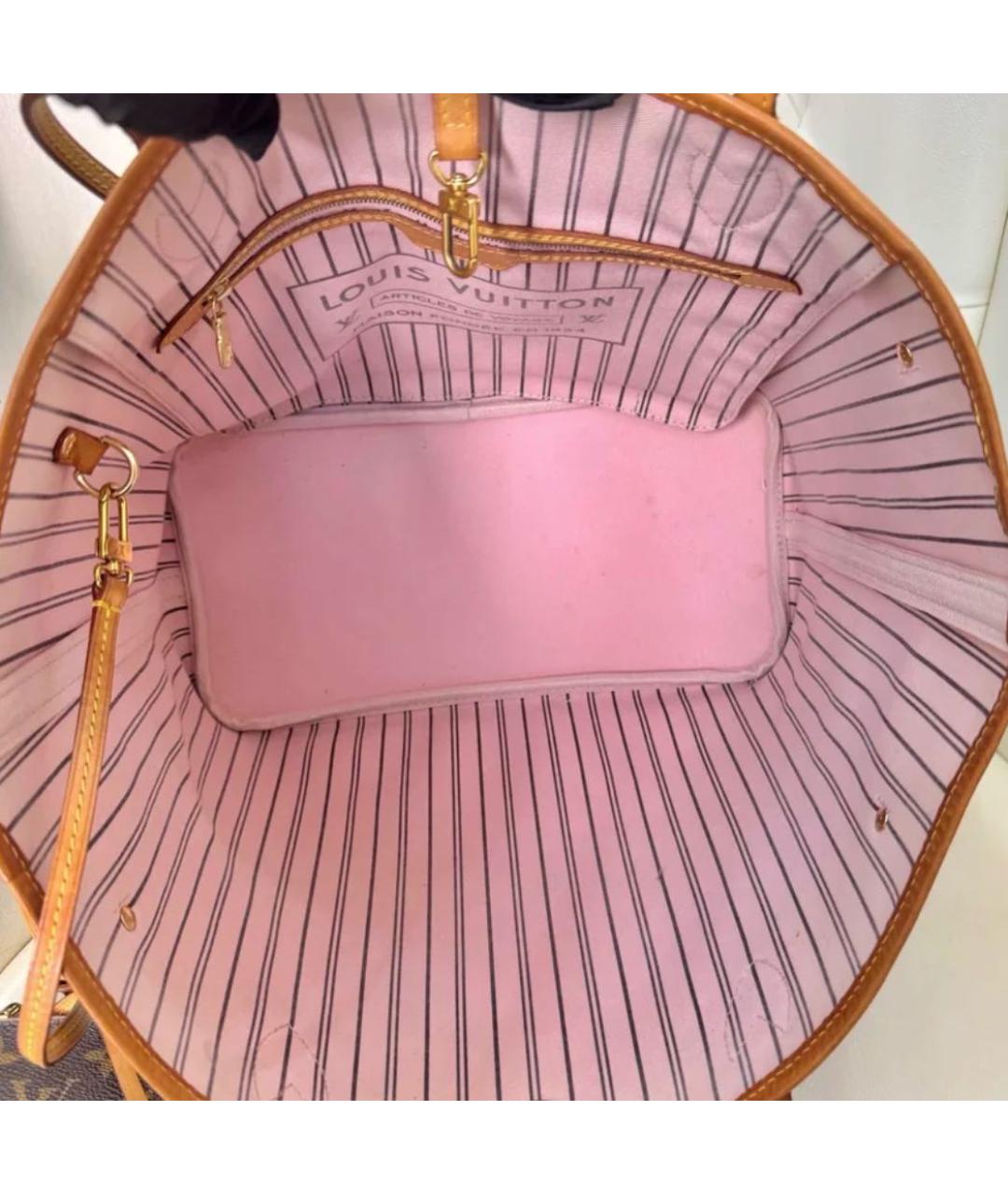 LOUIS VUITTON Коричневая сумка с короткими ручками, фото 7
