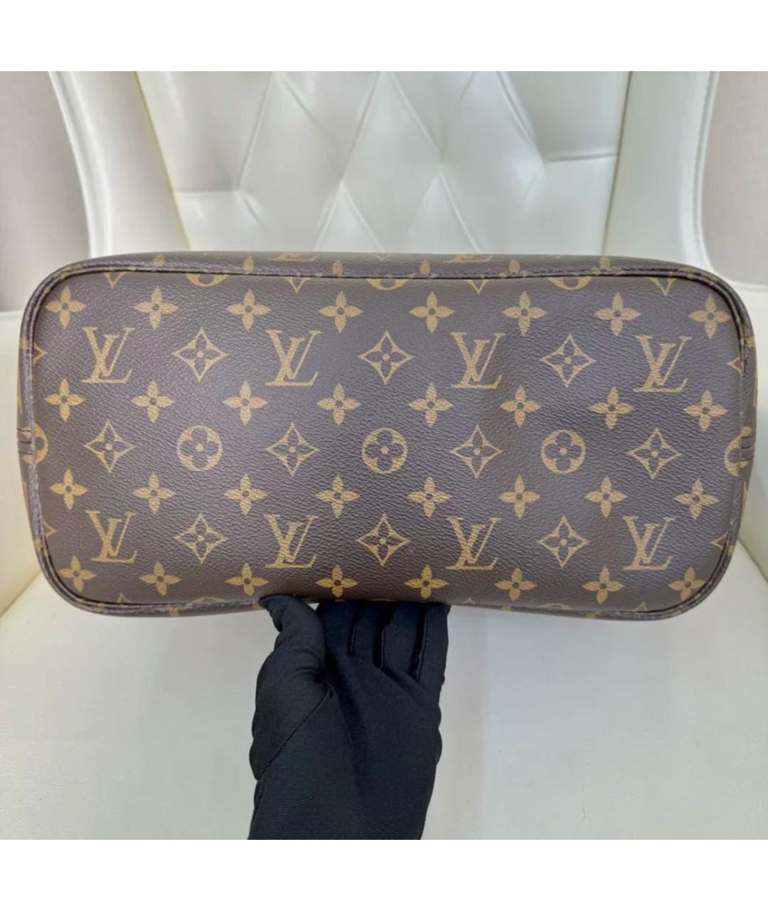 LOUIS VUITTON Коричневая сумка с короткими ручками, фото 6