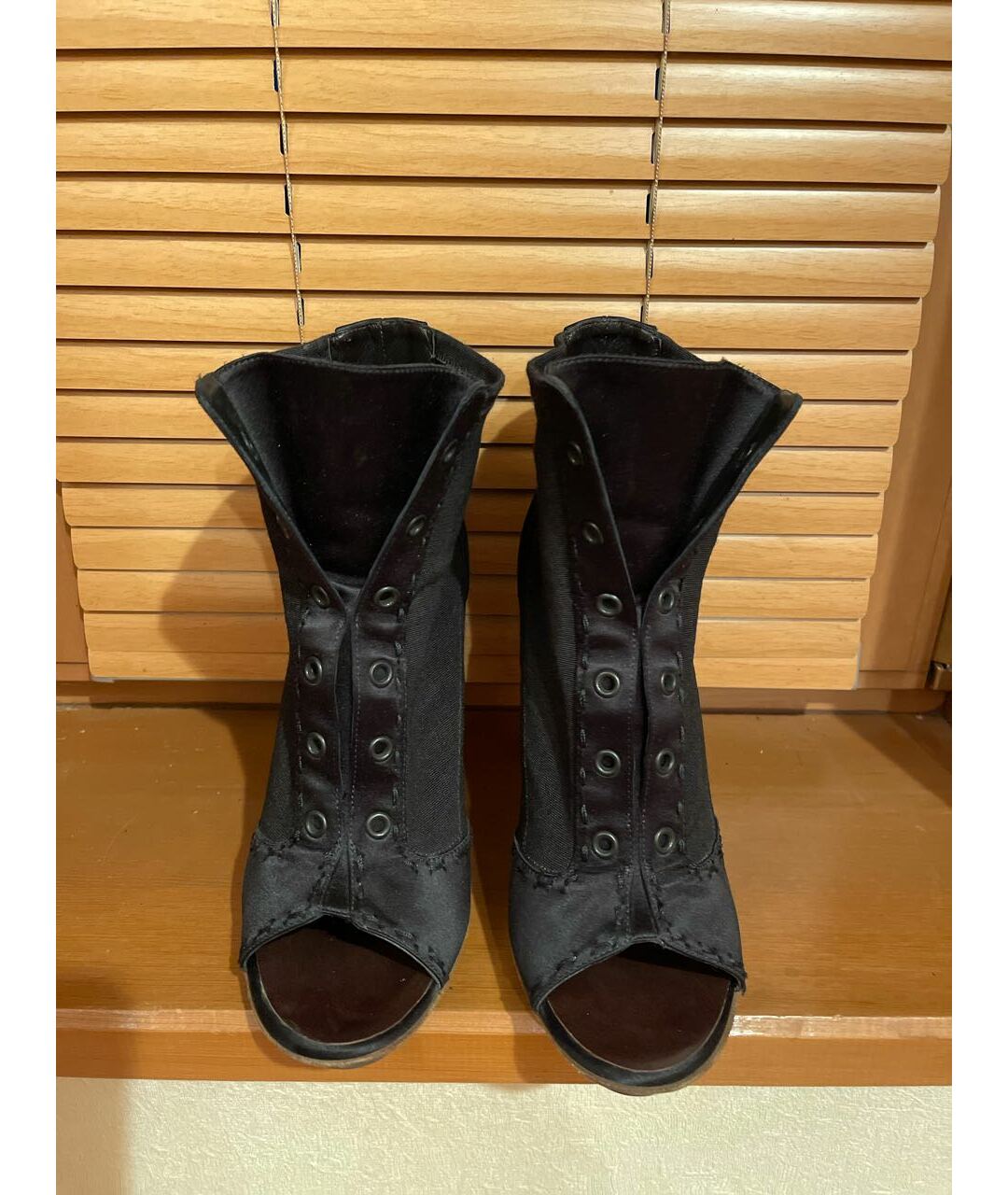 GIUSEPPE ZANOTTI DESIGN Черные текстильные ботильоны, фото 2