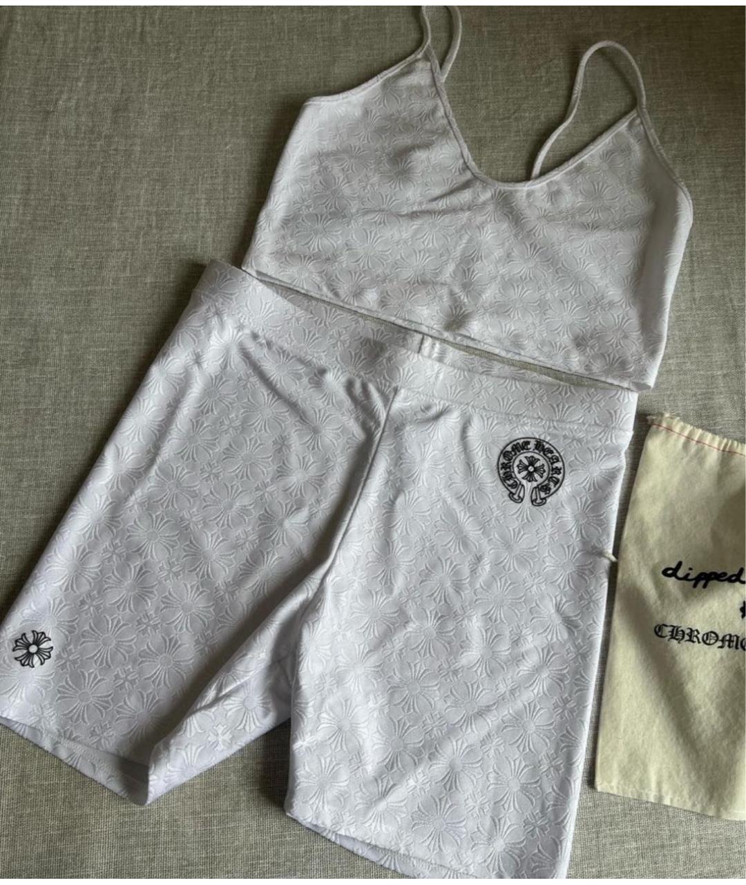 CHROME HEARTS Белый синтетический спортивные костюмы, фото 2