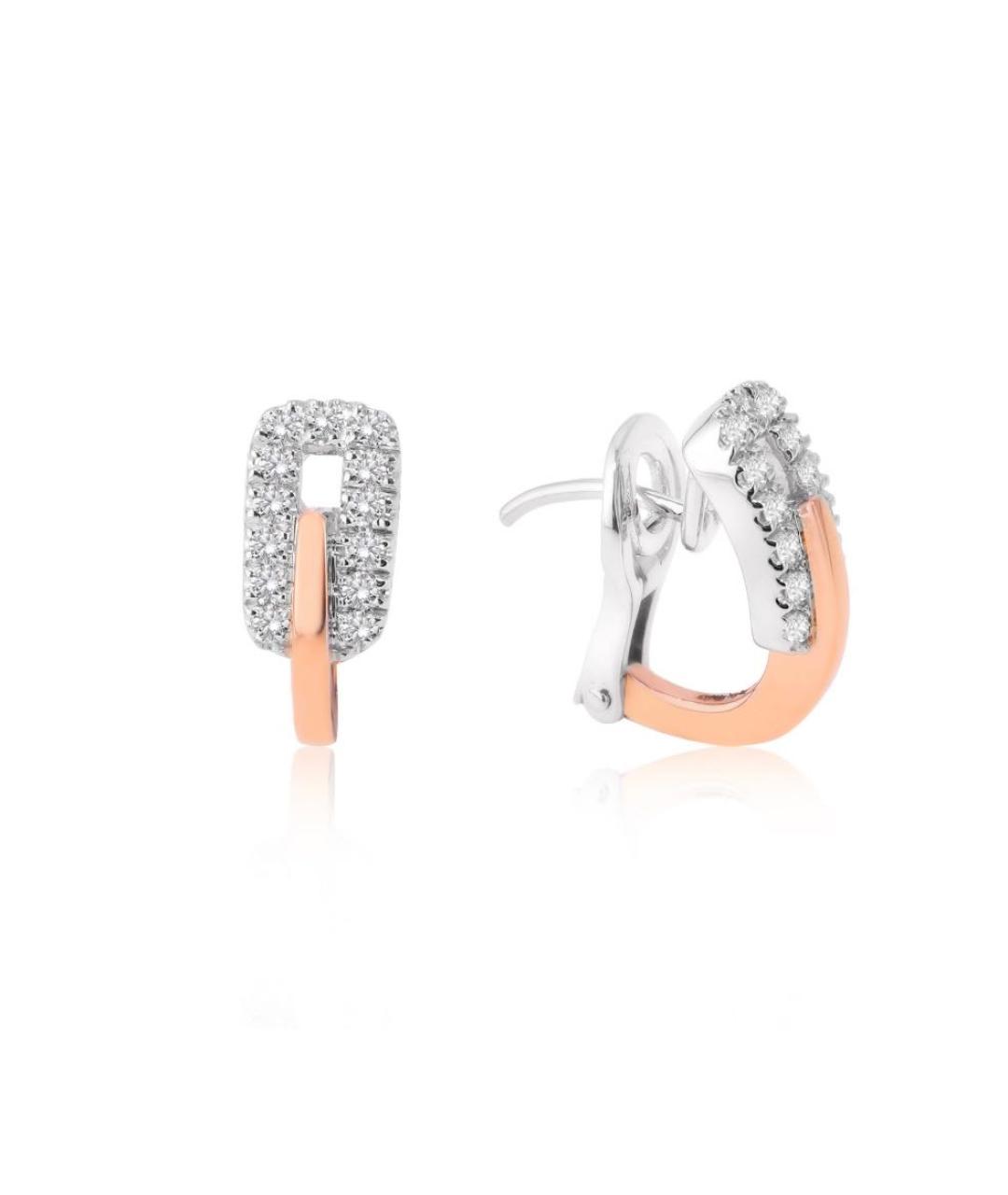 DAMIANI Золотые серьги из розового золота, фото 2