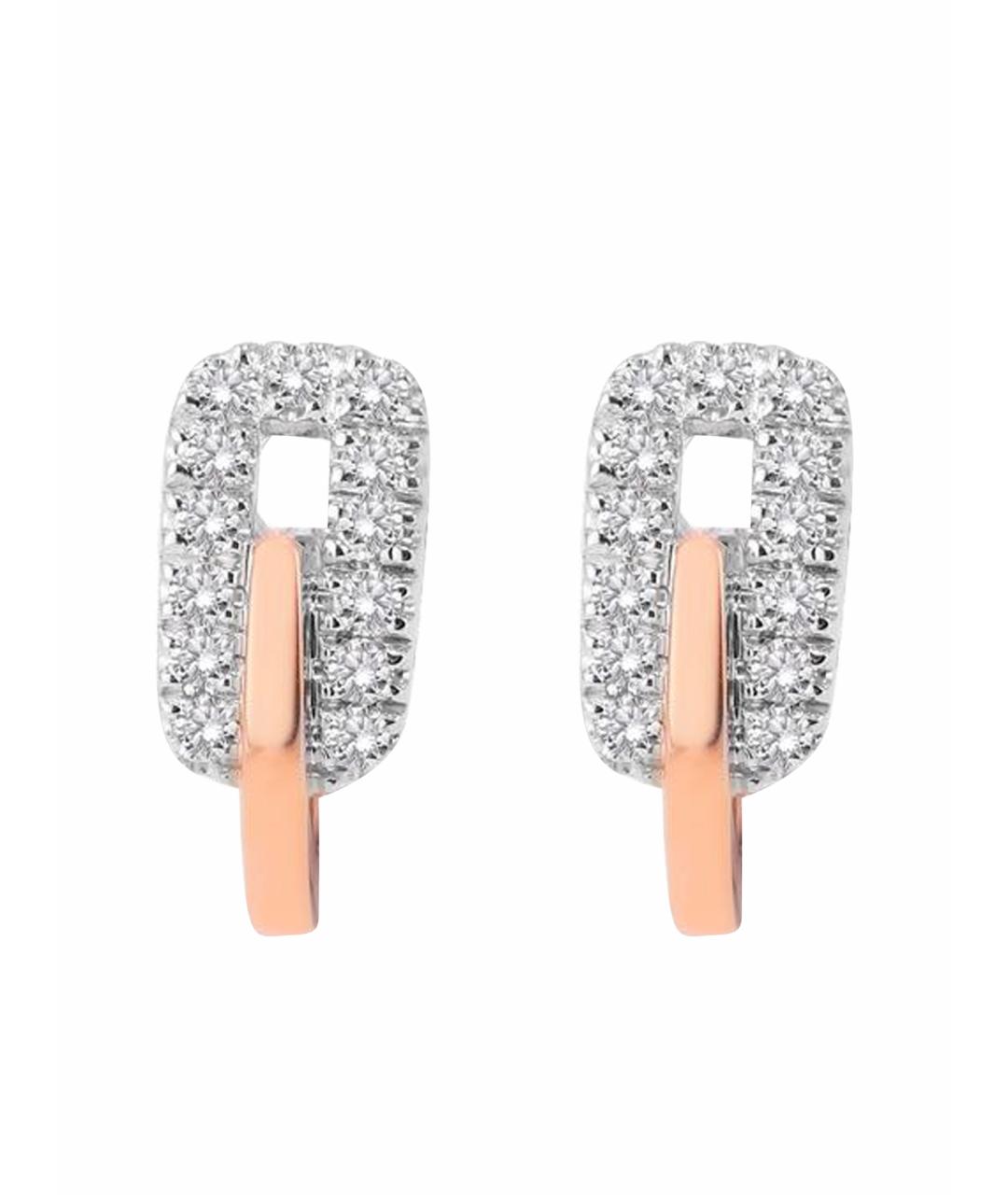 DAMIANI Золотые серьги из розового золота, фото 1