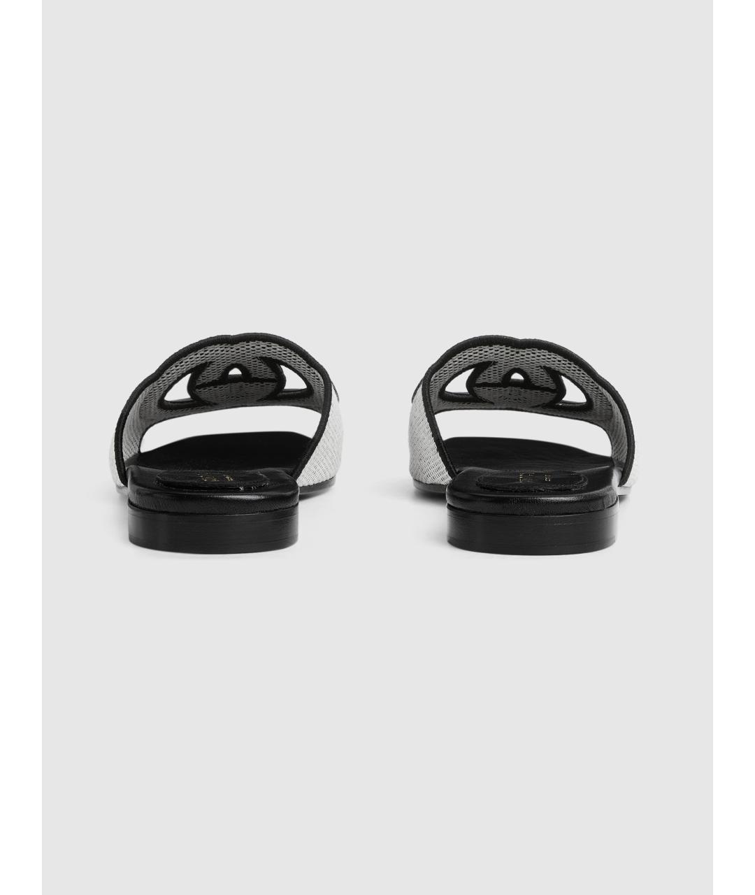 GUCCI Черные шлепанцы, фото 4