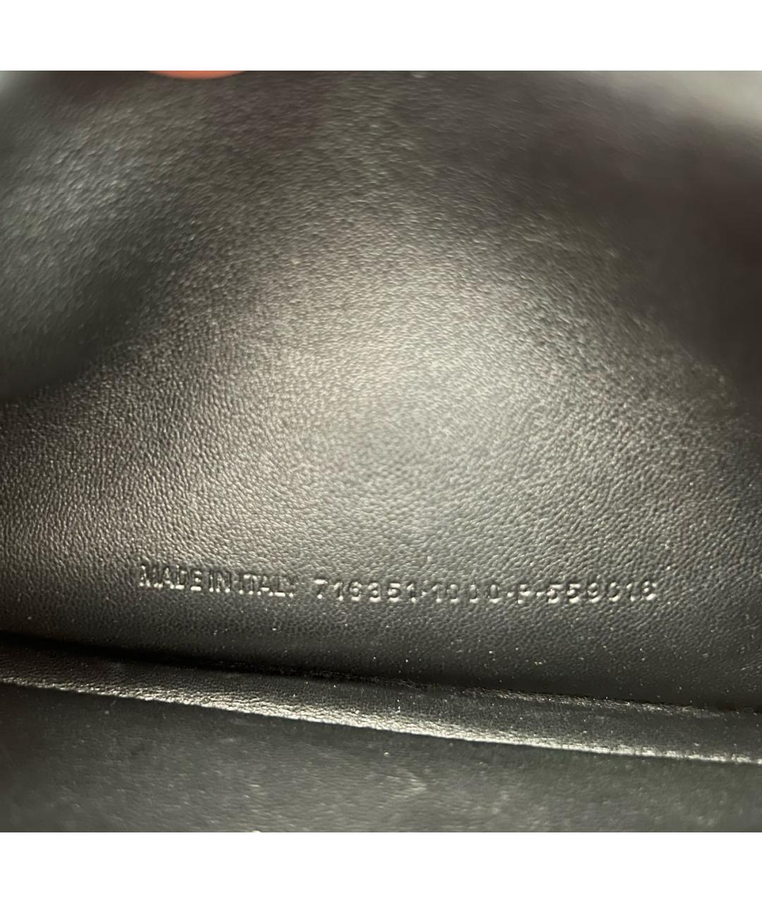 BALENCIAGA Черная кожаная сумка через плечо, фото 6