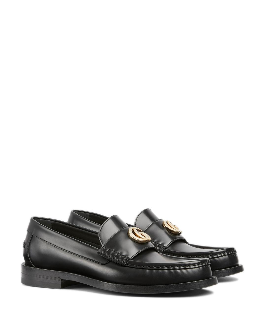 GUCCI Черные лоферы, фото 2