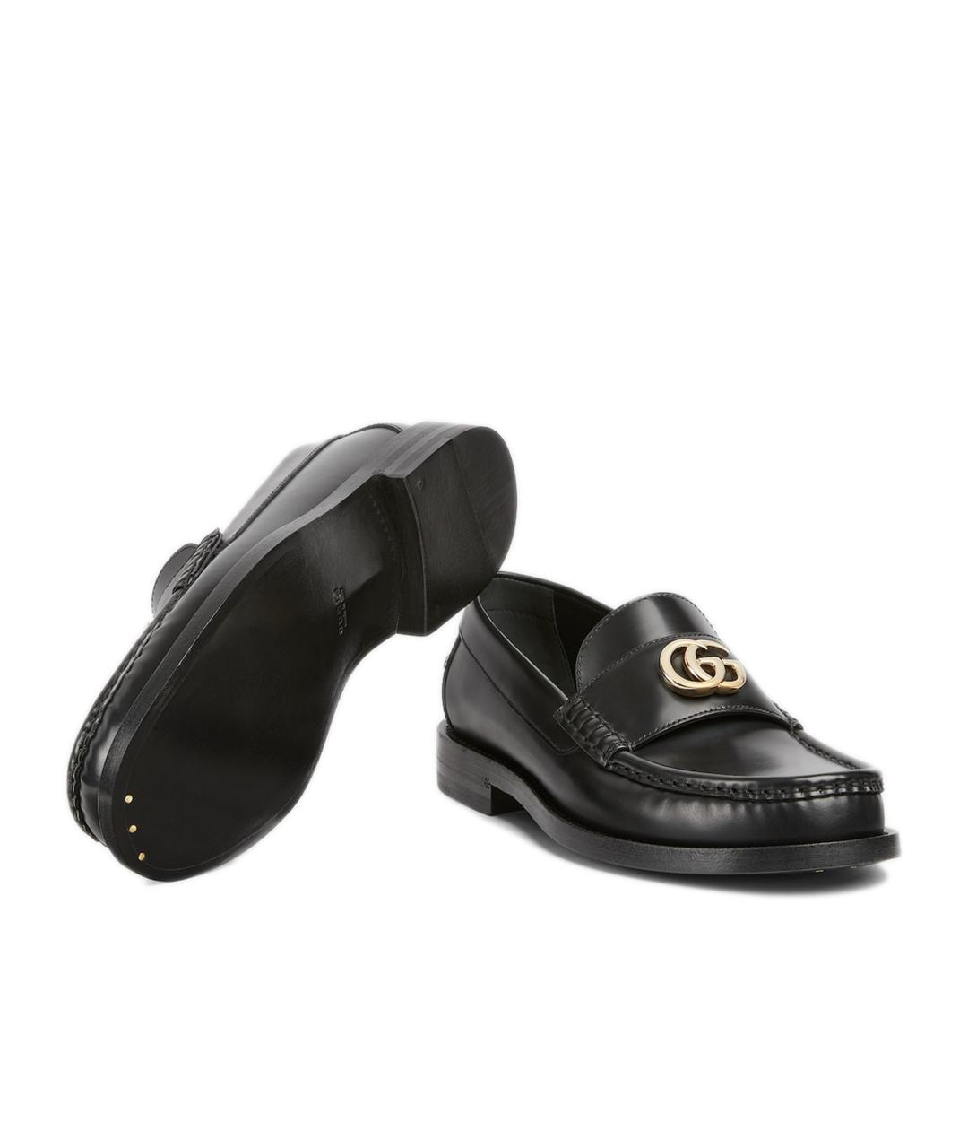 GUCCI Черные лоферы, фото 6
