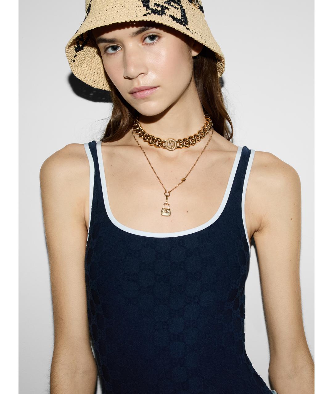 GUCCI Темно-синее боди, фото 5