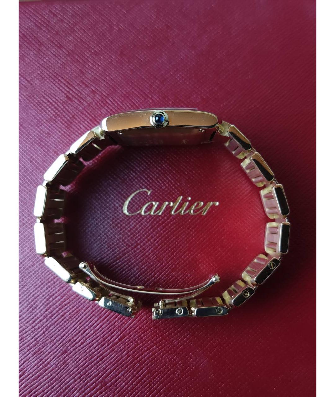 CARTIER Золотые часы из желтого золота, фото 4