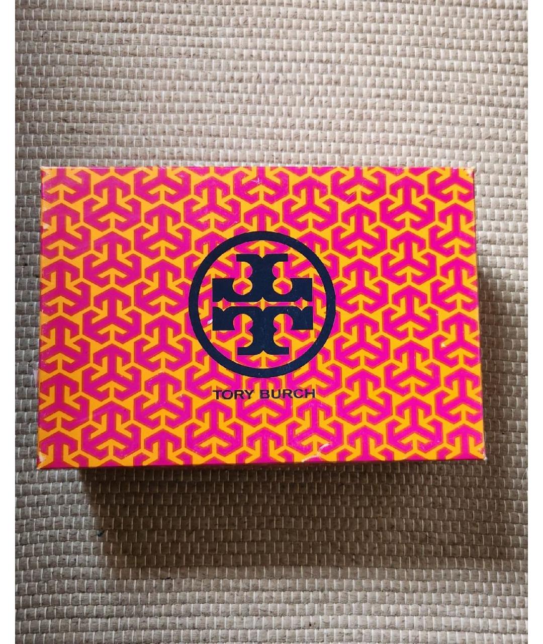 TORY BURCH Черные текстильные босоножки, фото 7