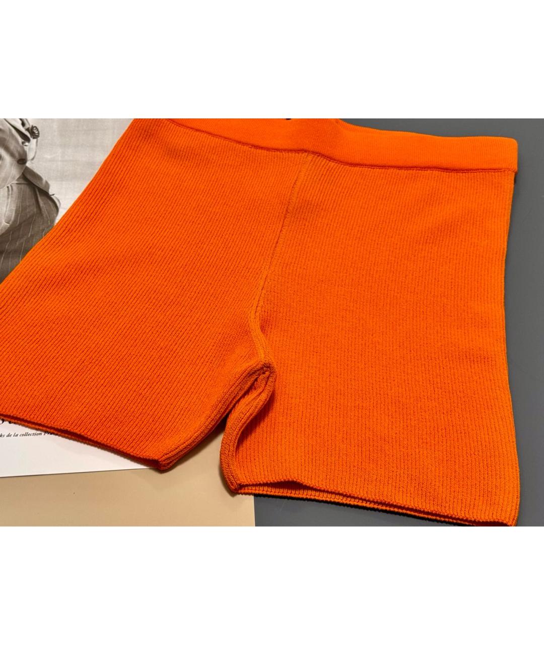 JACQUEMUS Оранжевое шорты, фото 6