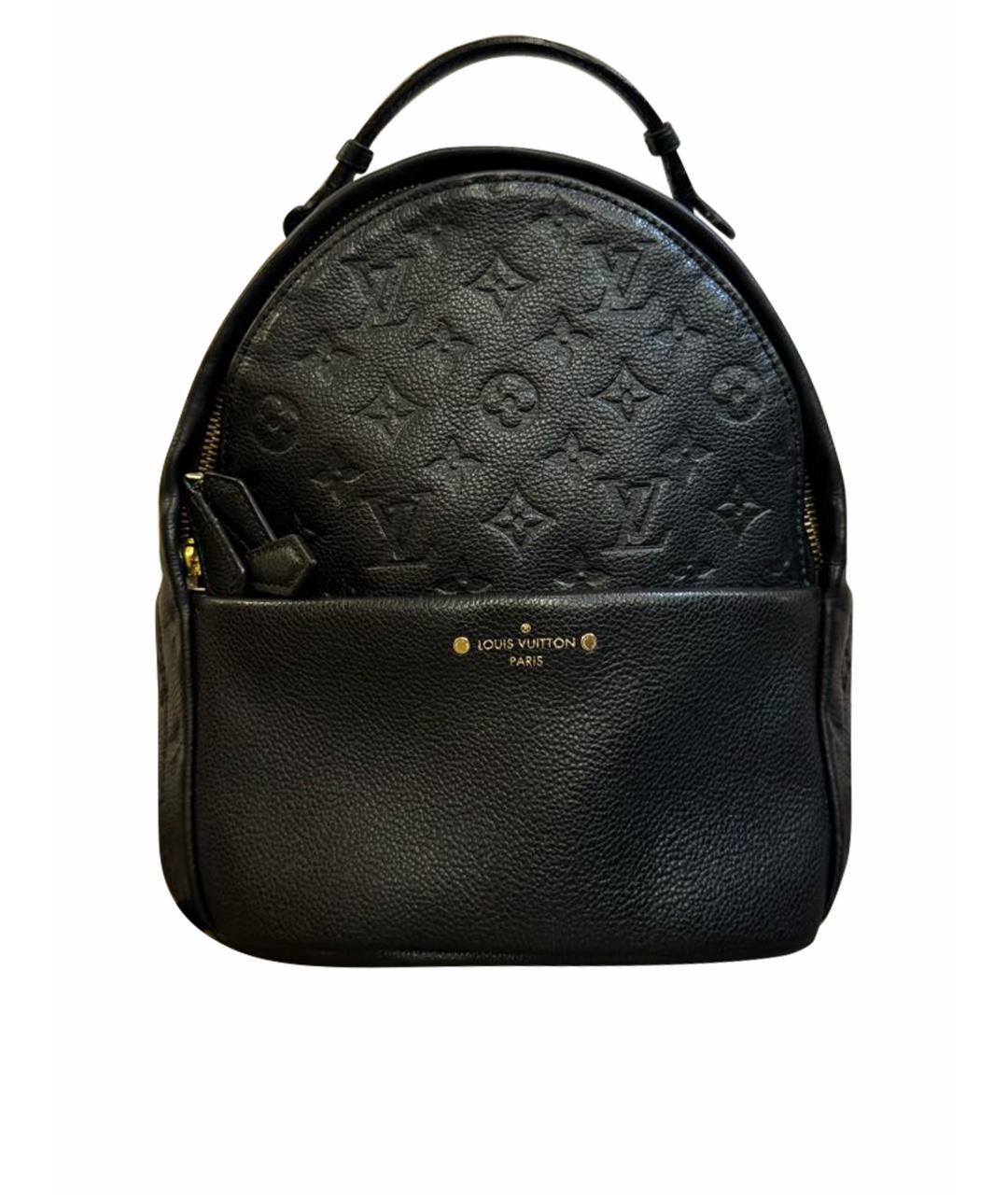 LOUIS VUITTON Черный кожаный рюкзак, фото 5